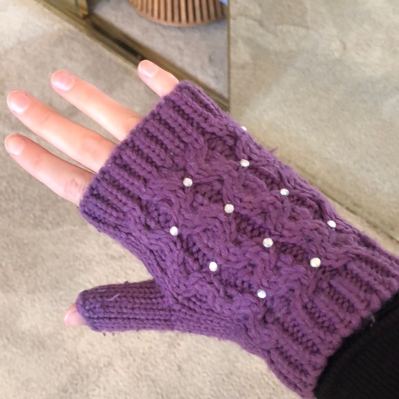 Target Accessories Purple Rhinestone Hand Warmers Poshmark